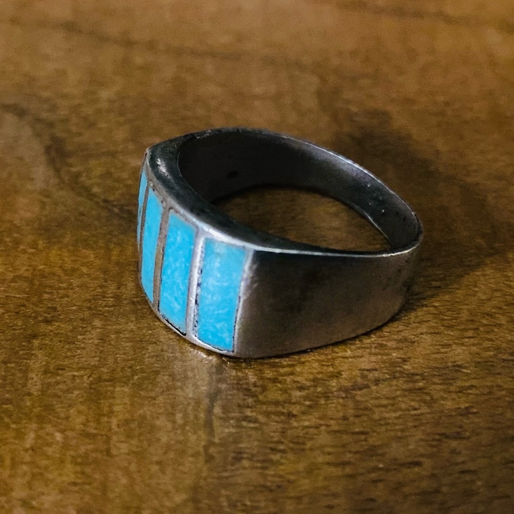 Tourquois Ring sz10 - Picture 2 of 3